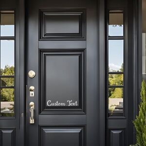 Custom Welcome Front Door Decal - Front Door Sign